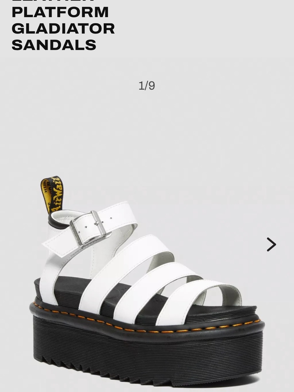 Dr. Martens Blair Quad Hydro Platform Gladiator Sandals